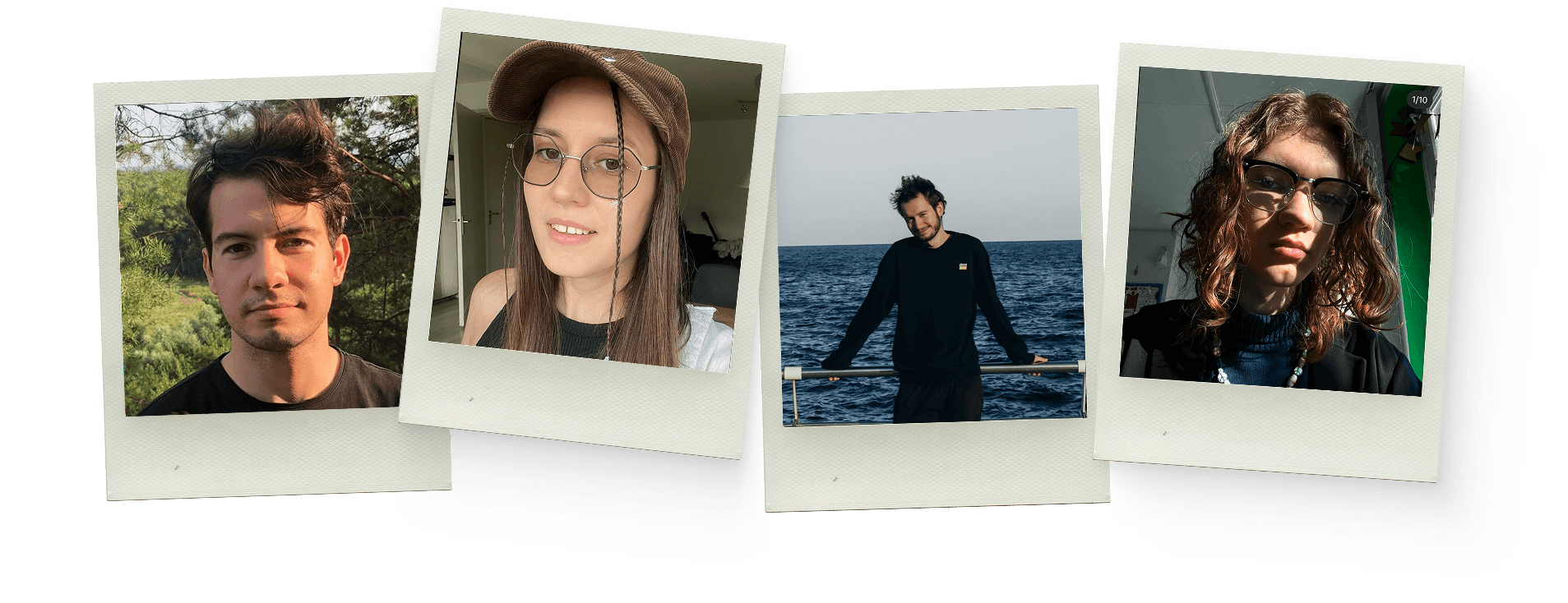 Team polaroid photos